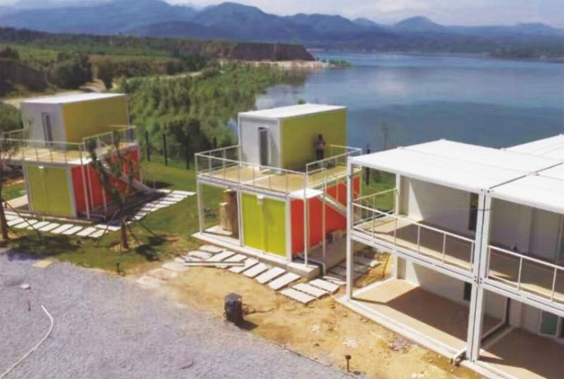 模塊化箱式房組合建筑-風景區(qū)別墅
